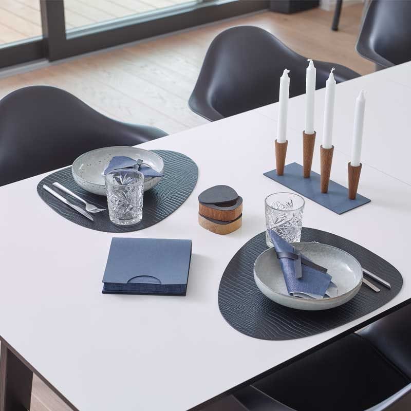 Paper Napkins, Dark Blue (20 Pieces), 33 x 33 cm - Image 2