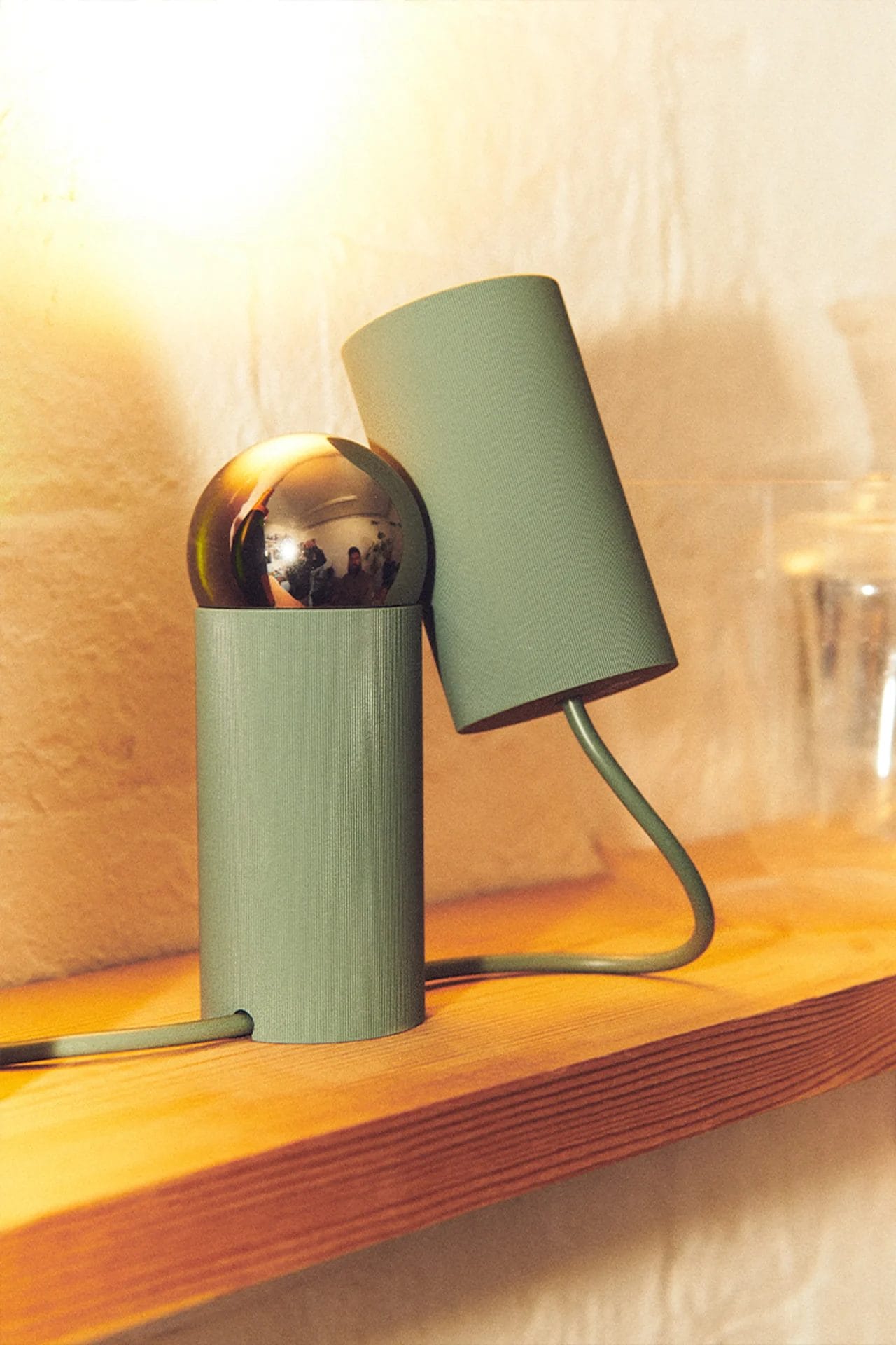 Bilboquet Table Lamp, Sage - Image 3